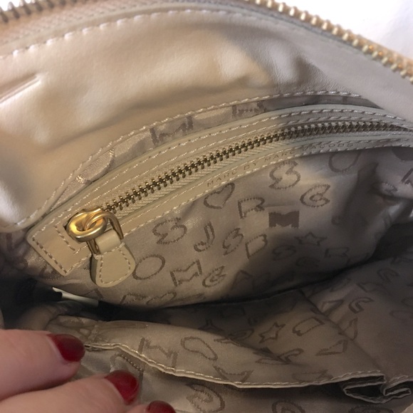 Marc by Marc Jacobs / bone tan leather & suede chain bag - Picture 5 of 11